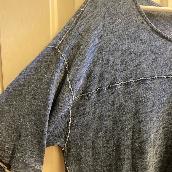 Blue We the Free Oversized Shirt - Picture 4 of 6